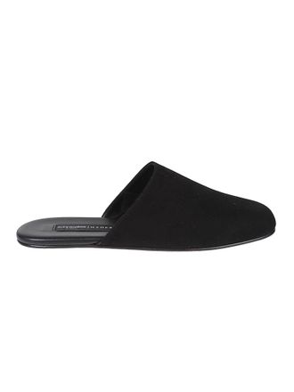Maneb&igrave; Minimalist Backless Black Flats