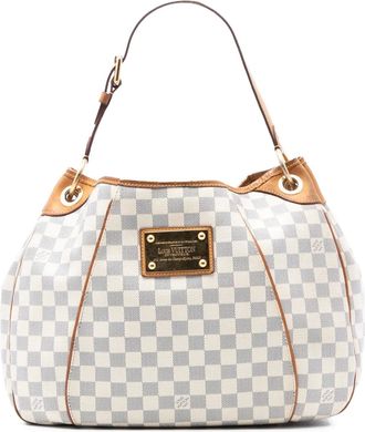 Louis Vuitton Borsa a spalla Galliera PM in tela Damier Azur 2009 - Bianco