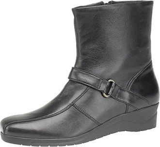 Mod Comfys Womens/Ladies Softie Leather Inside Zip Ankle Boots (6 UK) (Black)