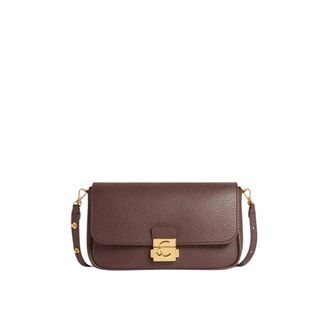 Coccinelle C-Me Lock - Dames - Tassen - Bruin - Maat: ONE Size Leer