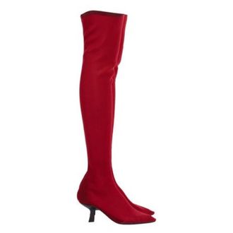 Ferragamo Over-the-Knee Stretch Boots, Size 7 C