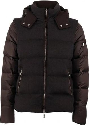 Moorer Casciano Jas - Heren - Winterjassen - Bruin - M - Wol - Jassen