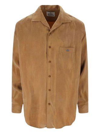 Vivienne Westwood Caramel Brown Relaxed Collar Shirt