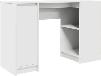 vidaXL Vidaxl - Escritorio blanco 120x42x76 cm madera de ingeniería