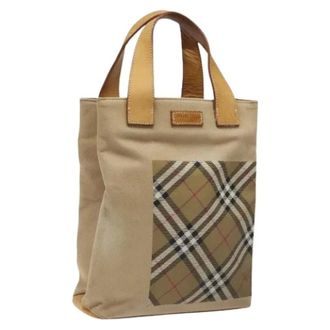 Burberry Pre-owned Tote Bags, female, Brown, Size: ONE SIZE Pre-owned Vintage Tote Bag