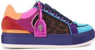 Kurt Geiger Southbank Tag Platform Sneaker in Open Brown at Nordstrom, Size 8.5Us