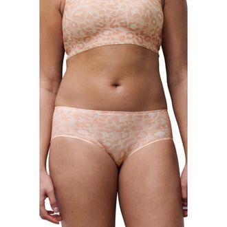 Chantelle Soft Stretch Seamless Hipster Panties in Leo Blush at Nordstrom