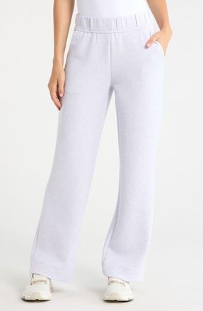 Lord & Taylor Dreamweave Relaxed Straight Leg Pants in Heather Sweet Lavender at Nordstrom, Size X-Large 30