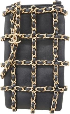 Chanel Pre-owned Cross Body Bags, female, Blue, Size: ONE SIZE Pre-owned Vintage Shoulder Bag