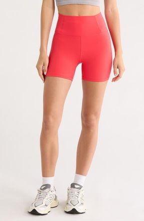 Free People FP Movement Never Better Bike Shorts in Grapefruit at Nordstrom, Size X-Large