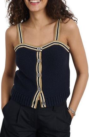 Alex Mill Emmy Cotton Cami in Dark Navy Combo at Nordstrom Rack, Size X-Large