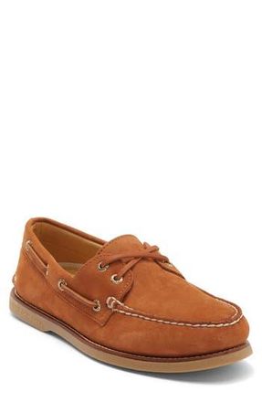 Sperry Top-Sider Gold Cup Authentic Original 2-Eye Boat Shoe in Light Brown at Nordstrom Rack, Size 9.5