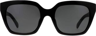 Celine Monochroms Grey Butterfly Ladies Sunglasses CL40198F 01A 56