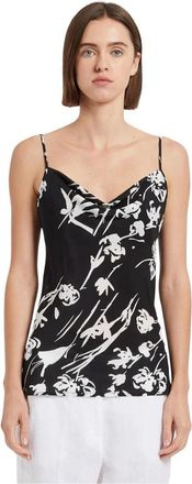 Marella Allure Top - Dames - Tops - Zwart - Maat: M Zijde