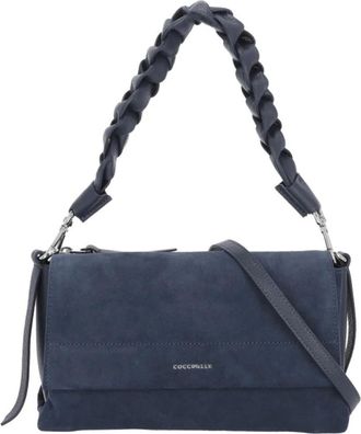 Coccinelle Boheme Small - Dames - Tassen - Blauw - Maat: ONE Size Leer