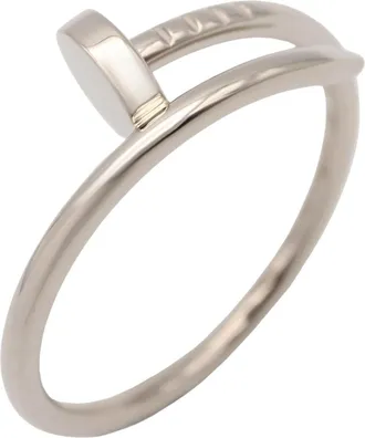 Cartier Silver White Gold (18K) Band Ring (Pre-Owned)