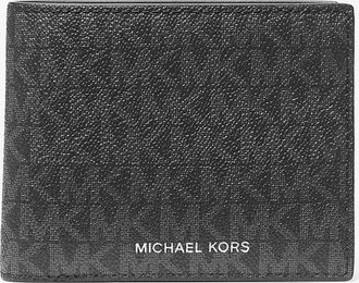 Michael Kors Harrison Logo Billfold Wallet With Passcase