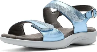 SAS Nudu Adjustable Comfort Sandal Womens Shoes Spring Blue : 6.5 WW - Double Wide (D)