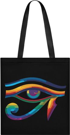 Generic Egyptian Hieroglyphic Eye of Horuses Tote Bag for Women Men Shoulder Bags Purses Pouch Handbags