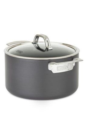 Viking Hard Anodized Nonstick 6-Quart Dutch Oven With Lid in Dark Grey at Nordstrom Rack