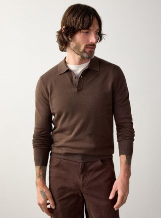 Le 31 Mens Modal knit Polo Shirt