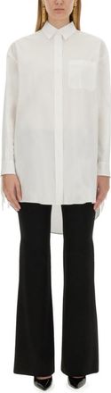 Moschino White Oversized Solid Shirt