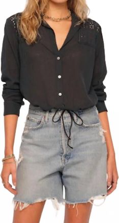 Heartloom Dennis Long Sleeve Shirt In Black