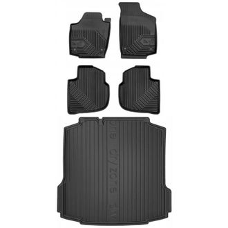 OEM Set 77 Alfombrillas Y Tapete Skoda Rapid Lb 2012-2019 Bwb