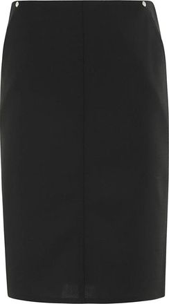 Moschino Lana Tailoring Rok - Dames - Midirokken - Zwart - S - Wol - Rokken