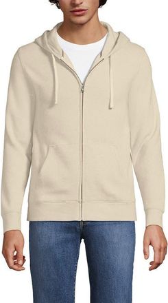 Lands End Serious Sweats Full Zip Hoodie in Flax Heather at Nordstrom, Size Xx-Large