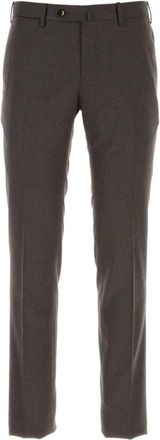 Pantaloni Torino wool tapered trousers - men - Wool - 46 - Grey