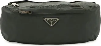 Prada Gray Nylon Sling Bag (Pre-Owned)