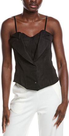 Gracia Zip-Up Corset Top