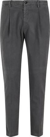BRIGLIA 1949 Tiberio pleated trousers - Grey