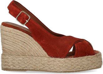 Paloma Barcel&oacute; SANDALO ESPADRILLA CON ZEPPA LUCILE TERRACOTTA PALOMITAS