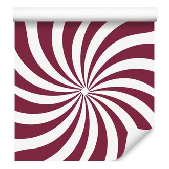 OEM Carta Da Parati In Stile Hippie Rosa, Bianca E Grigio Chiaro 50x1000 Cm