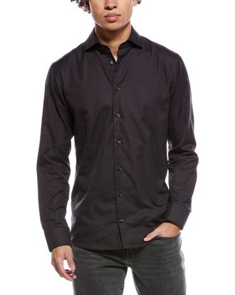 Eton Semi-Solid Signature Dobby Slim Fit Shirt