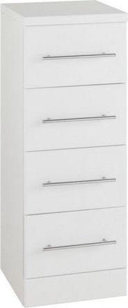 Clifton Gloss White Four Drawer Unit Bathroom Unit