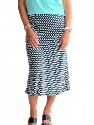 Hatley Grace Midi Skirt In Graphic Leaves