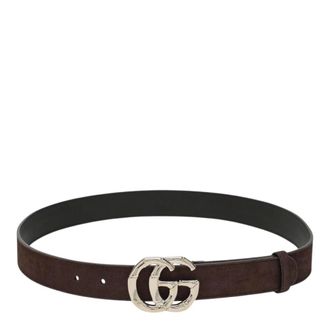 Gucci Belts, female, Brown, 80 CM, GG Marmont Belt