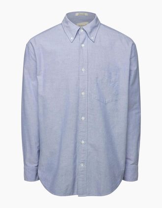 GANT Mens Contrast Collar Shirt - Blue - Size: 40/Regular