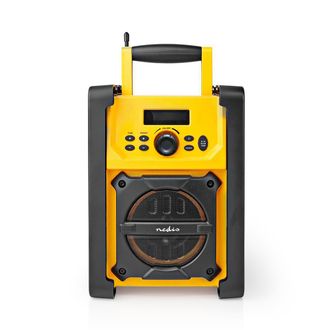 Nedis Radio Fm Radio En El Lugar De Trabajo Fm Alimentado Por Bater&iacute;a/adaptador De Corriente Digitales 15 W Tama&ntilde;o De Pantalla: 2.2 Pantalla Azul Blanca Blu