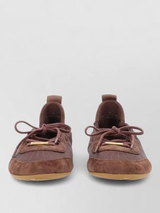 Chlo&eacute; ballerina shoes round toe pull tab sole
