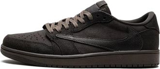 Nike Jordan 1 Retro Low OG SP Travis Scott Velvet Brown - Heren - Fitnessschoenen - Bruin - 45 EU - Leer - Fitness