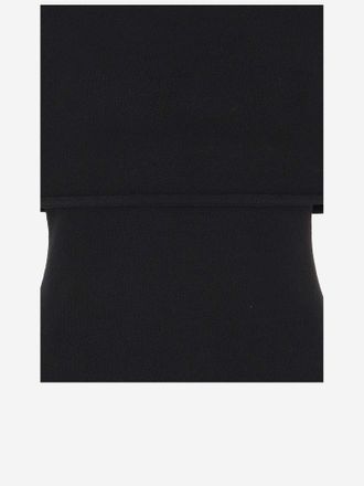Bottega Veneta Womens Dress Stretch Nylon, Black Polyamide