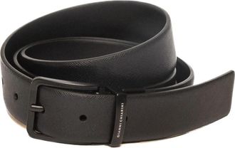 Gianni Chiarini Leren Riem - Heren - Riemen - Zwart - M - Leer - Accessoires