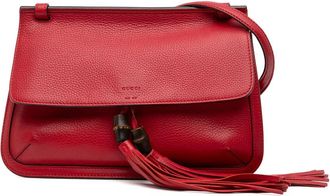 Gucci Pre-owned Gucci Medium Leather Bamboo Daily Crossbody Ladies 25CMJDRJ55N5M64E