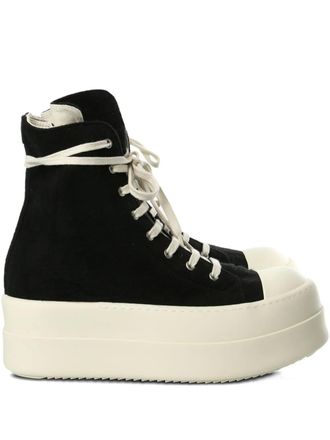 Rick Owens lace-up platform sneakers - Nero