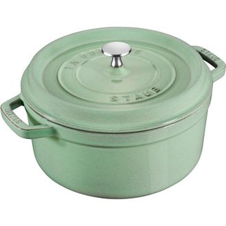 Staub Olla Redonda De Hierro Fundido 40508-706-0 - 5,2 Ltr Menta
