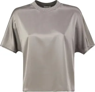 PESERICO Mujer, Camisetas, Gris, Talla: XS